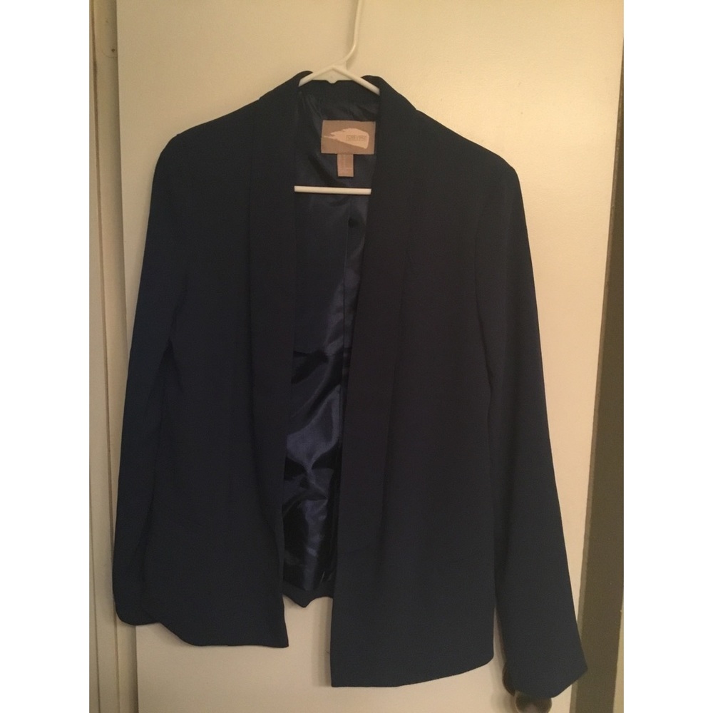 Dark blue blazer jacket